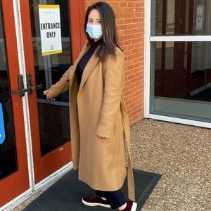 Zara Tan Long Coat